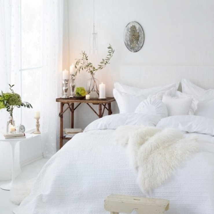 Inspiradores quartos brancos no blog detalhes magicos