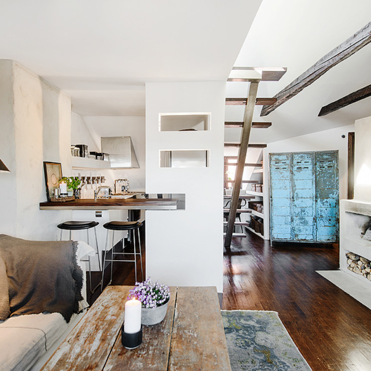 Apartamento pequeno, loft, no blog Detalhes Magicos
